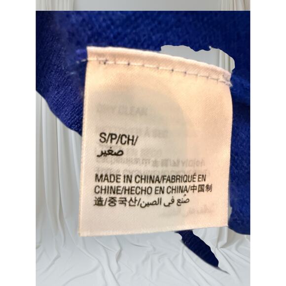 Charter Club Luxury 100% Cashmere V-Neck Sweater Blue Women’s Small Soft Knit - Picture 7 of 8